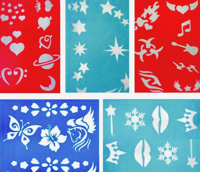 Face Painting Stencils