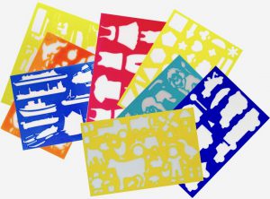 make stencil art is a creative way for kids to draw cool pictures