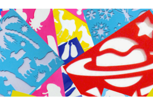 Stencil Art For Kids