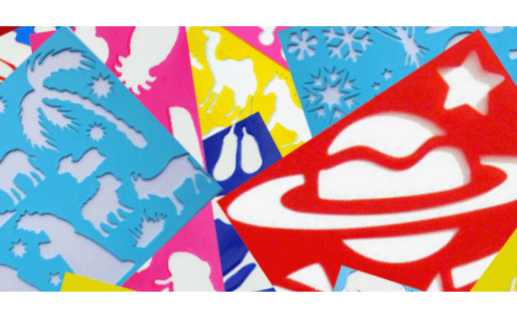 Stencil Art For Kids
