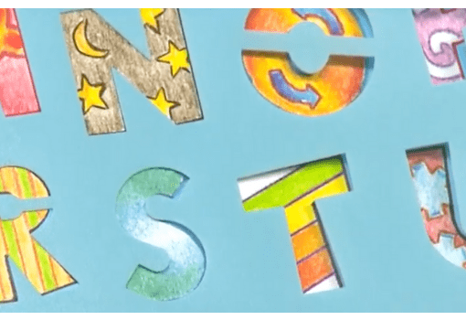 Print Stencils Letters