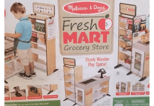 Kids Play Grocery Store