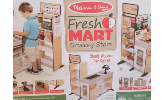 Kids Play Grocery Store